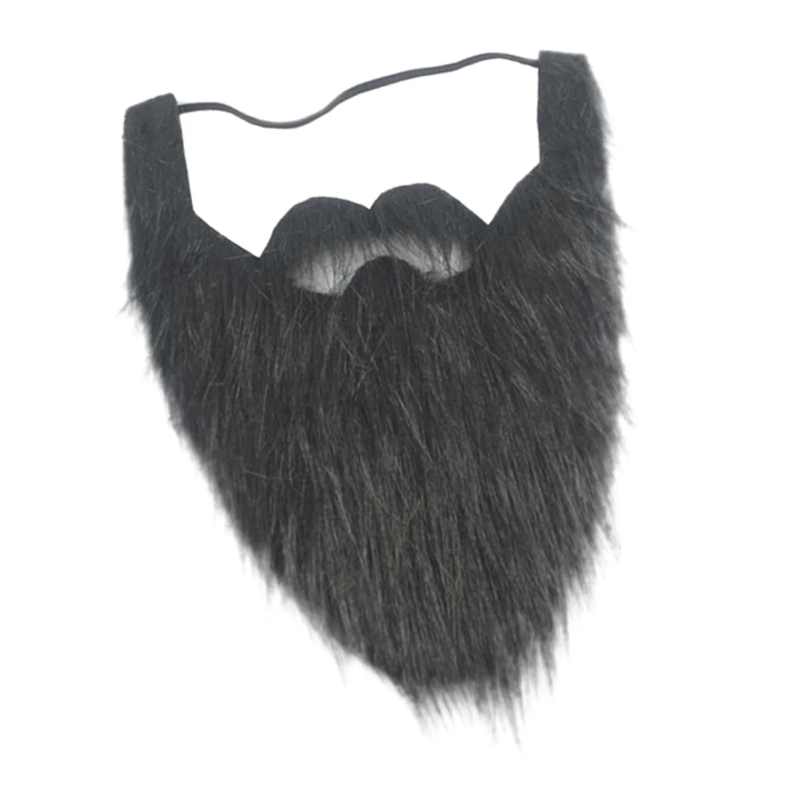 1pc Men Costume Cosplay Props Fake Beard Wigs Cloth Beard Stage Performance Props For Halloween Party Dress Up