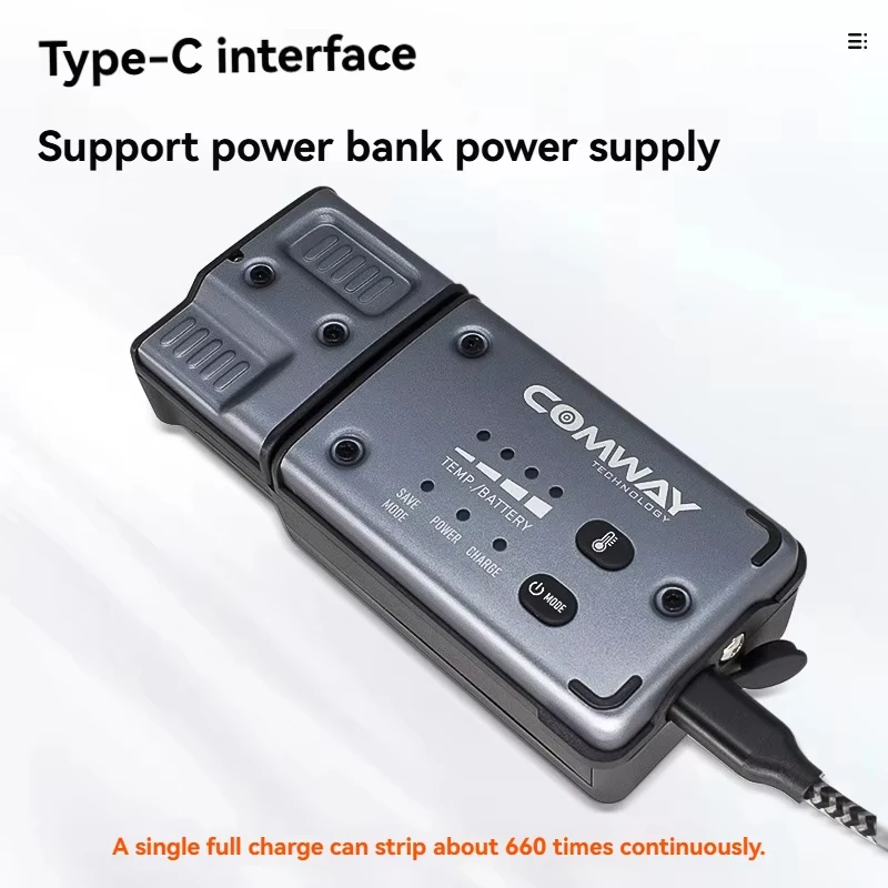 COMWAY CS-06 Braçadeira de decapagem a quente para pacote/fibra nuta/fibra de cauda/madeira compensada de fibra de fita