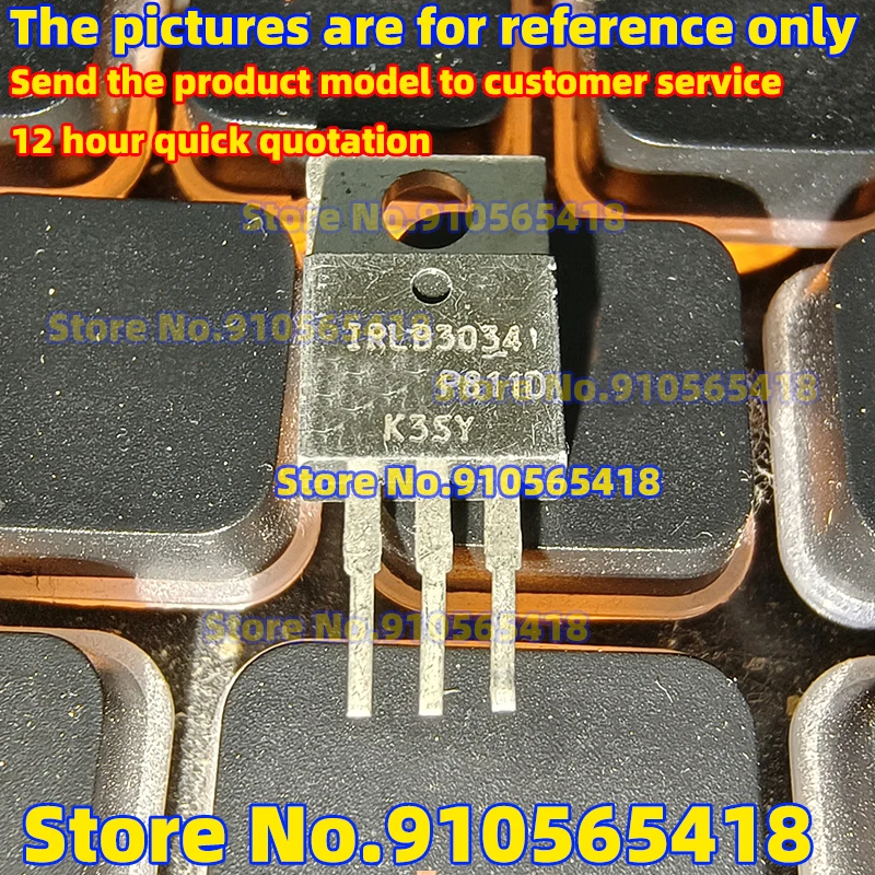 100/50/30PCS Original IRLB3034 TO-220 343A 40V Replace IRF1404 disassembler