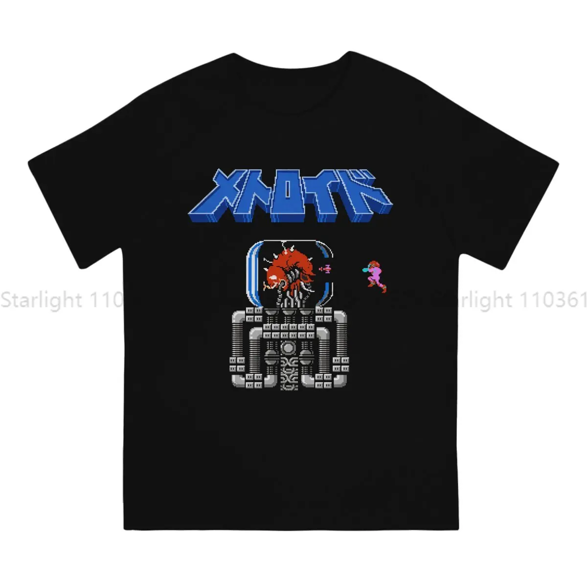 Mother Brain TShirt For Male Super Metroid Clothing Style T Shirt Homme image 2