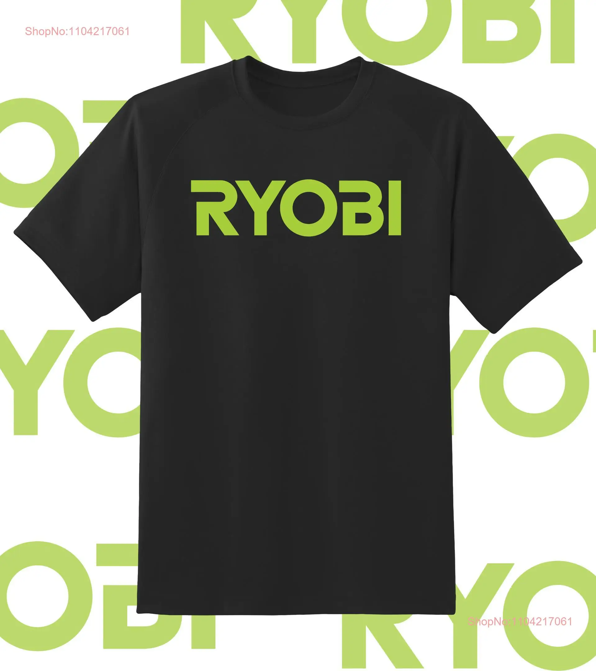 Ryobi Tools TEXT Logo shirt Youth sizes Adult 6XL Tracking long or short sleeves