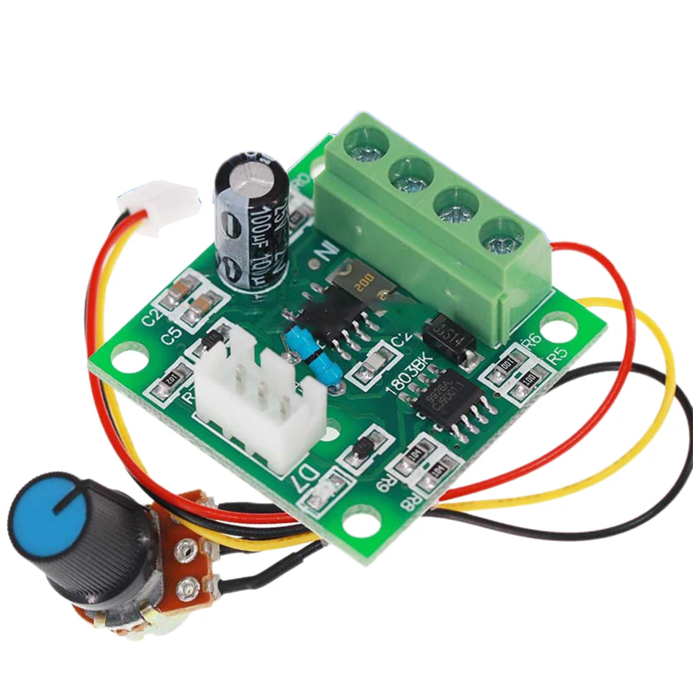 

DC Motor Speed Controller 1.8V 3V 5V 6V 12V 2A Speed ​​Regulating Module 1803BW Drives Motor Speed Controls Industrial Automatio