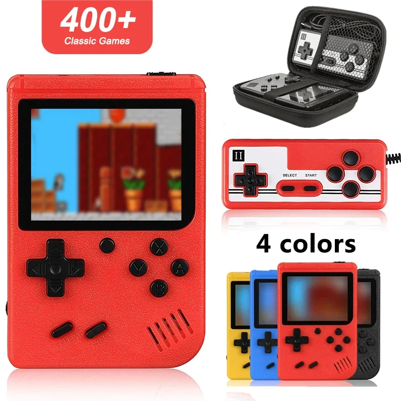 NEW Portable Retro Mini Video Game Console 8-Bit Handheld Game Player Built-in 400 games AV Out Game Console Gameboy videojuego