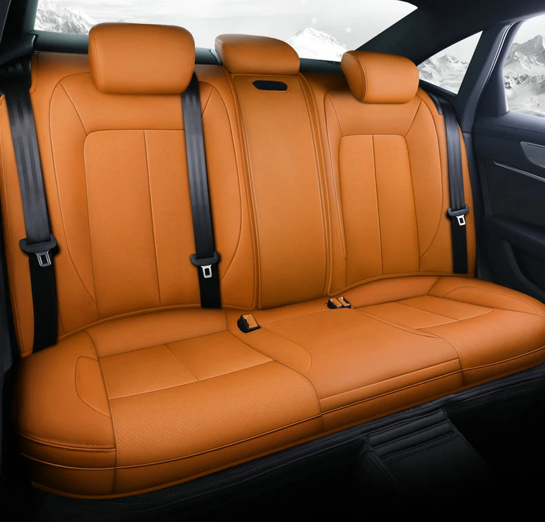 Maßgefertigte PU-Leder LUXUS Autositzbezüge 100% Passgenau für Renault Megane 2 2003~2006 360 ° Surround Auto-Innenausstattungszubehör – Detail 19