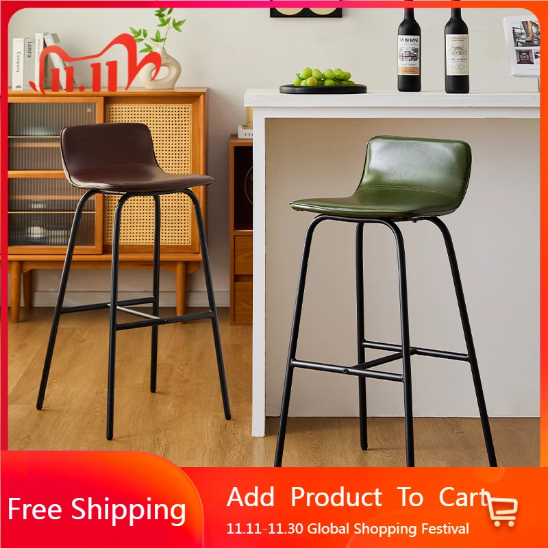 

Unusual Creative Bar Chair Light Luxury Modern Gaming Party Relaxing Bar High Chair Simple Aesthetic Taburete Alto Furniture