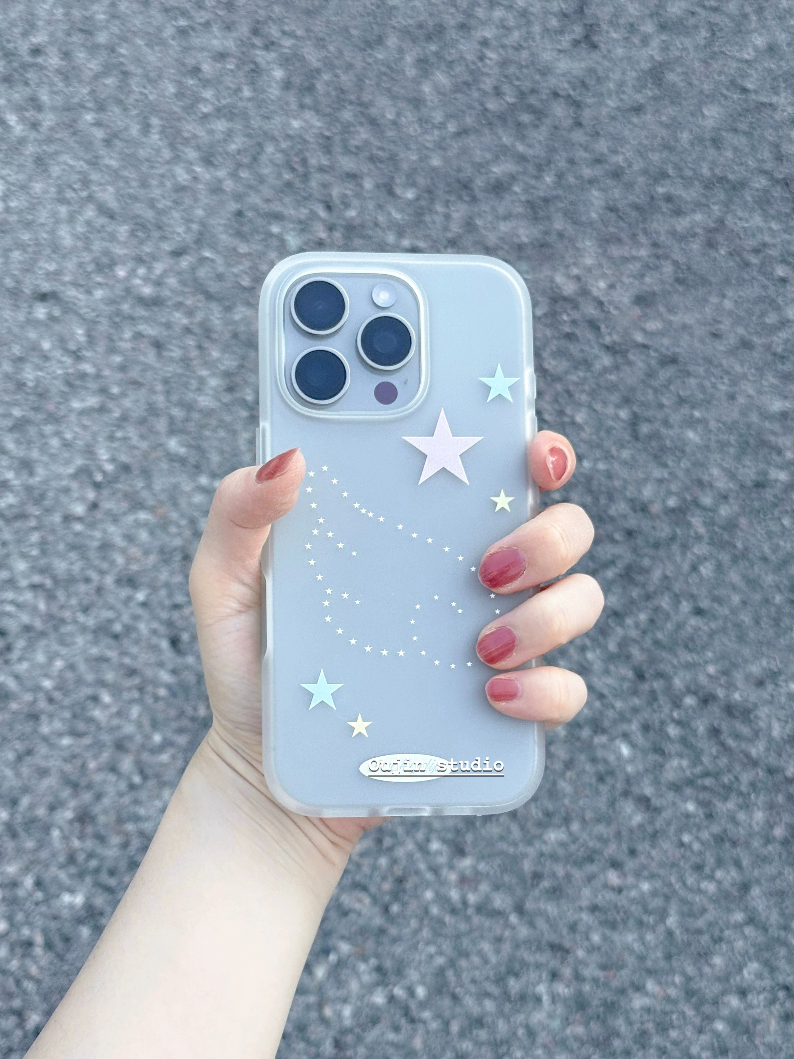 Ins Cute Angel Wing Stars Phone Case For iPhone 17 16 15 14 13 12 11 Pro MAX AIR 16E MINI X XR XS 7 8 Plus Y2K Minimalism Cover