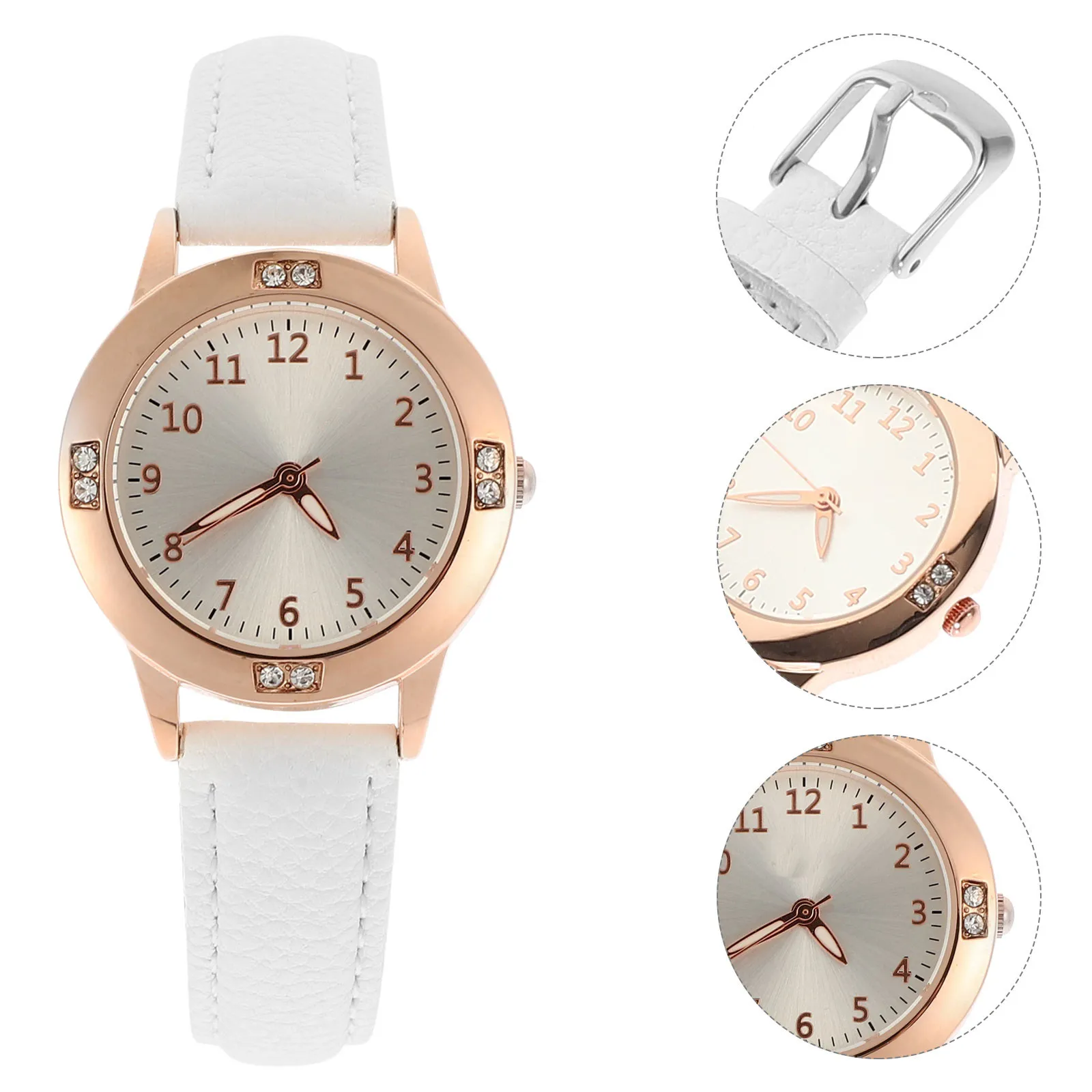 1Pcs Night Luminous Waterproof Women Watch Elegant Quartz Movement Wrist Watch Classic Festival Party Accessory