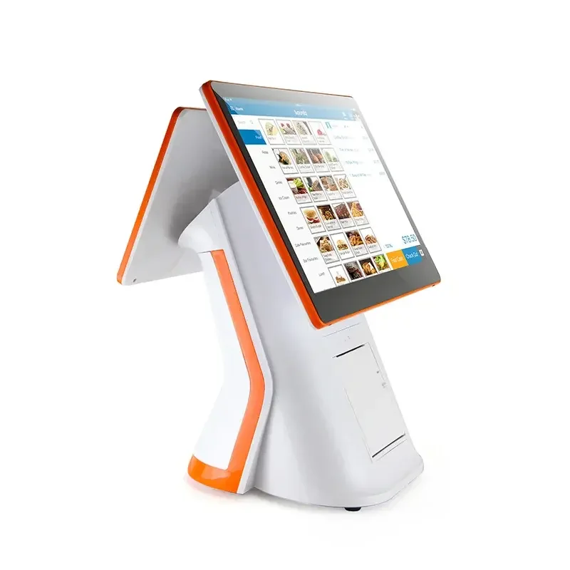 

15.6" Dual Screen POS Terminal Computer Touch Monitor Android Windows Capacitive Touch Cash Register Machine Pos System