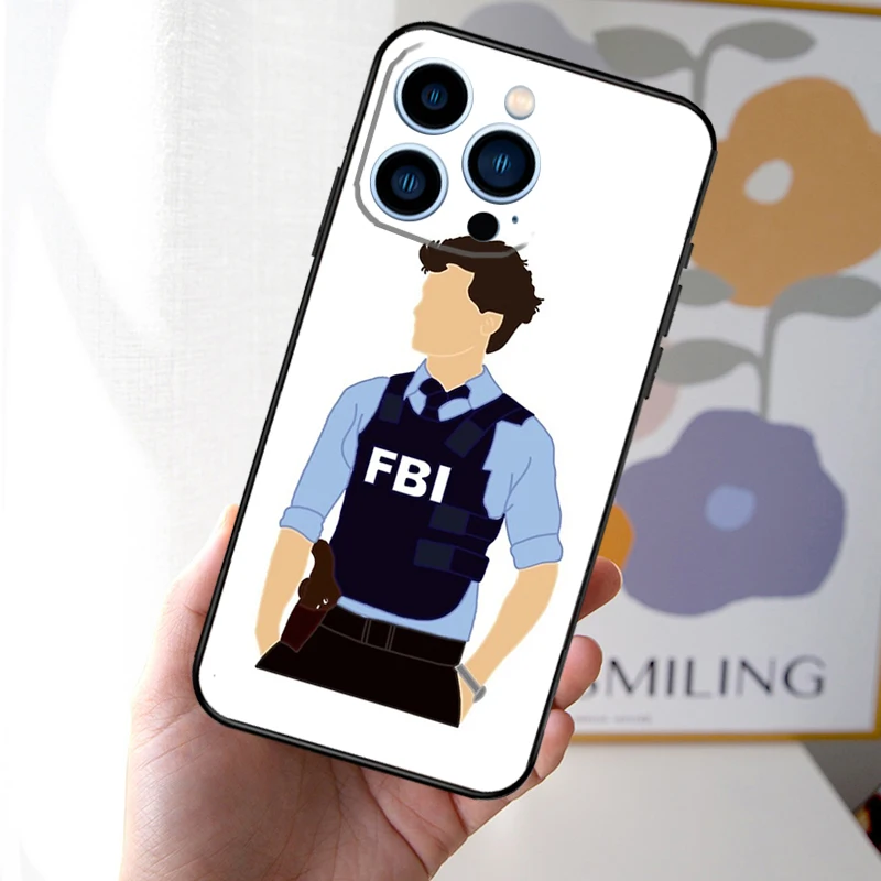 Spencer Reid FBI Phone Case For iPhone 16 15 11 13 12 14 Pro Max Mini X XR XS 7 8 Plus Soft Cover