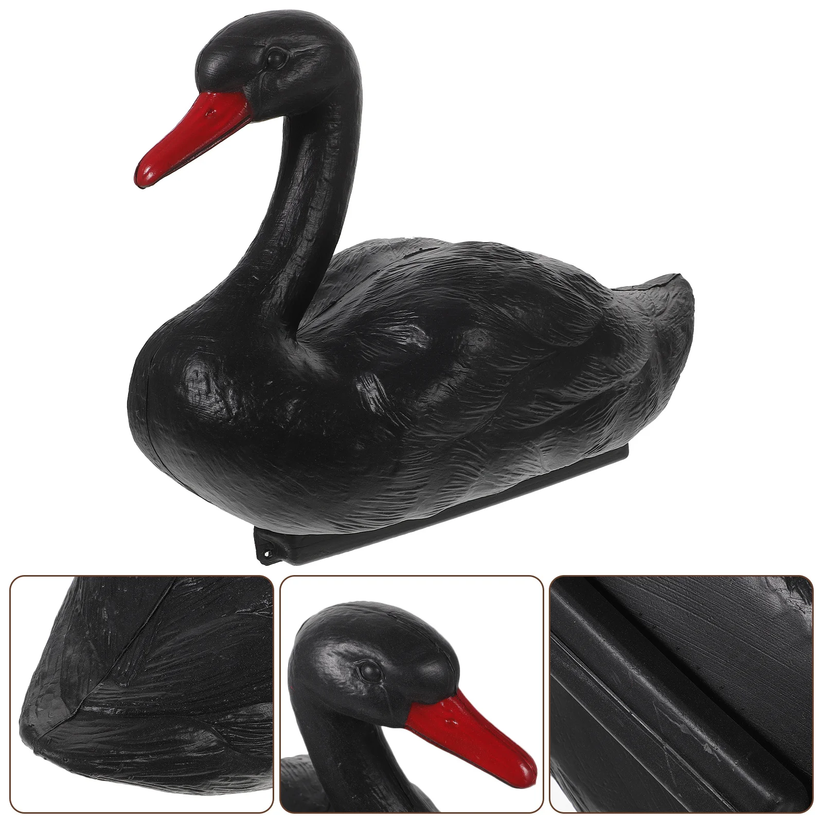 

Realistic Artificial Swan Decor For Outdoor Garden Pond Pool Decoration Home Yard Water Feature Adorable Animal Ornament