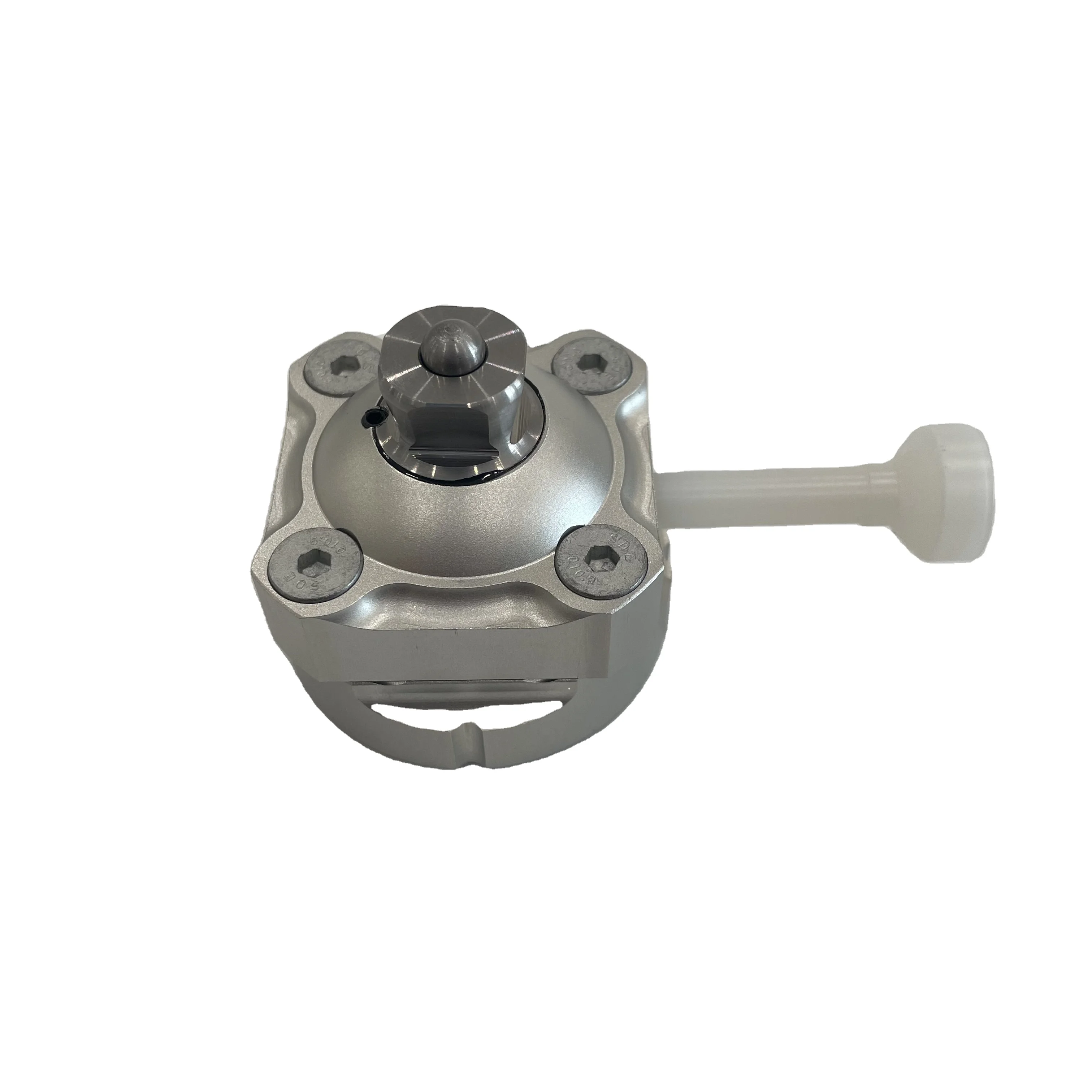 

Silver Detachable Aluminum Alloy Orthotics Prosthetic Adapter with Gel Cover Lock for Secure Prosthesis Fit