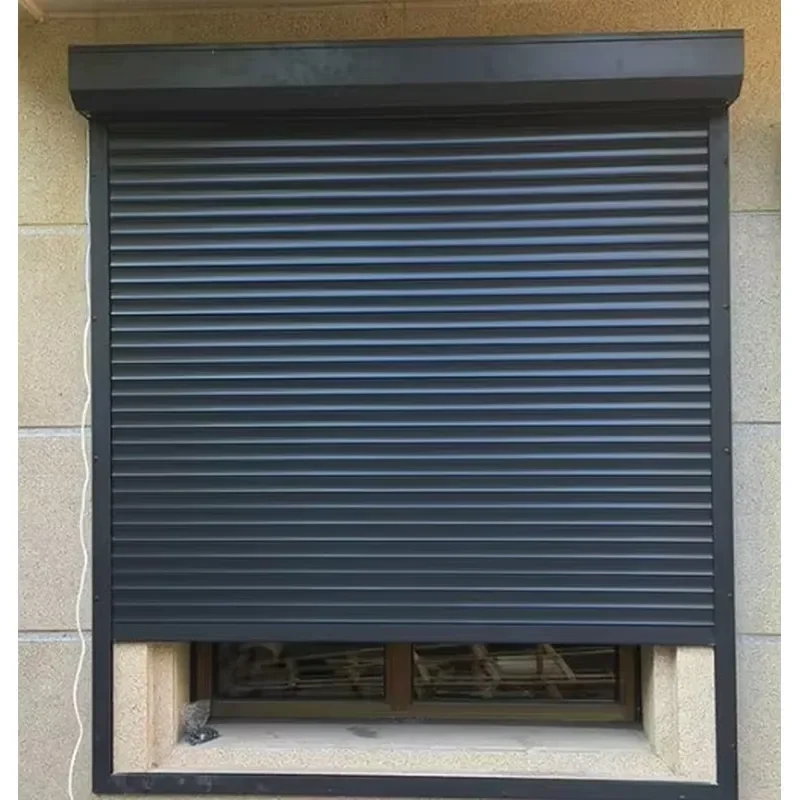 Automatic Roll up Window Shutters Price Electric Hurricane Roller System Aluminium Alloy Shutters Blinds Exterior Shutter