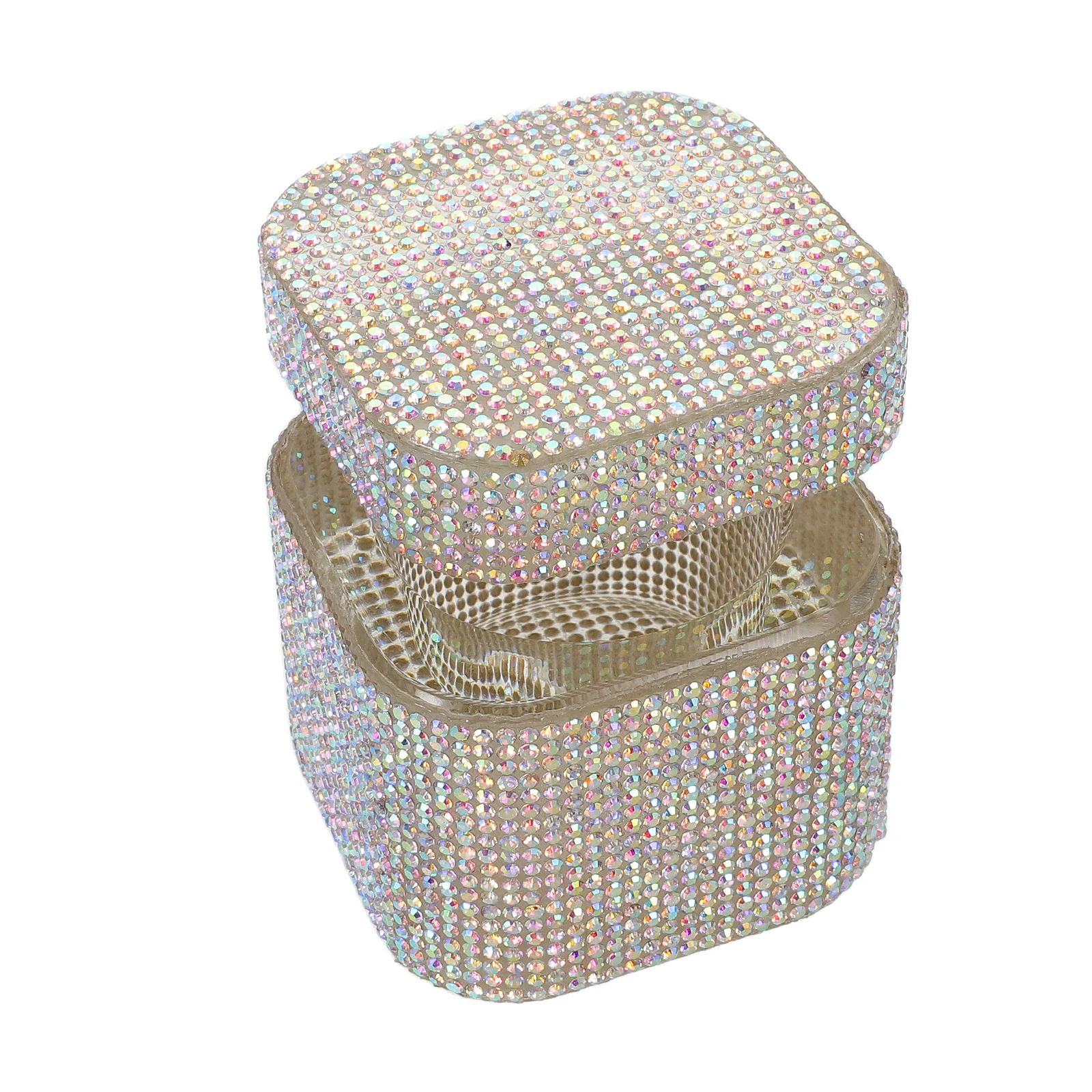 Nail Art Dappen Dish Crystal Glass Cup Rhinestone Brush Cleaning Holder Acrylic Liquid Bowl Nail Monomer Dish Manicure Tools