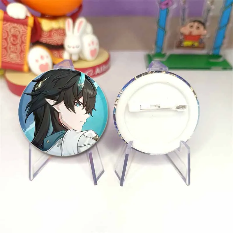 32/44/58 مللي متر الساخن لعبة هونكاي: ستار السكك الحديدية شخصية بوثيل زر دبوس لطيف دان هنغ بروش الكرتون شارة ألعاب والمعجبين جمع #3