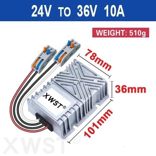 dcdc コンバーター 24v XWST 24V→36V DC-DCコンバーター 1A～20A