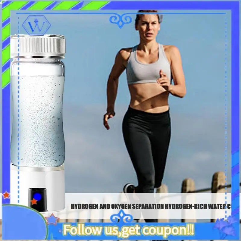 

Простая в использовании портативная бутылка для водородной воды, перезаряжаемая бутылка для воды с генератором водорода, улучшенная очистка генератора водородной воды