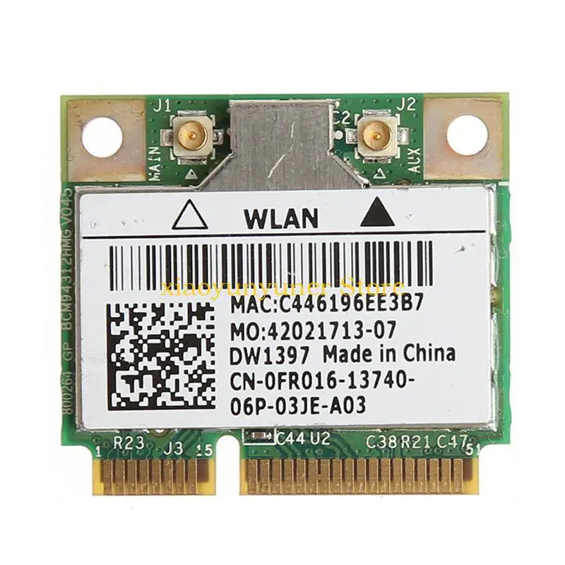 P9JB Dual Band 2.4+5G 54Mbit / s WiFi Wireless Card Mini PCI-E