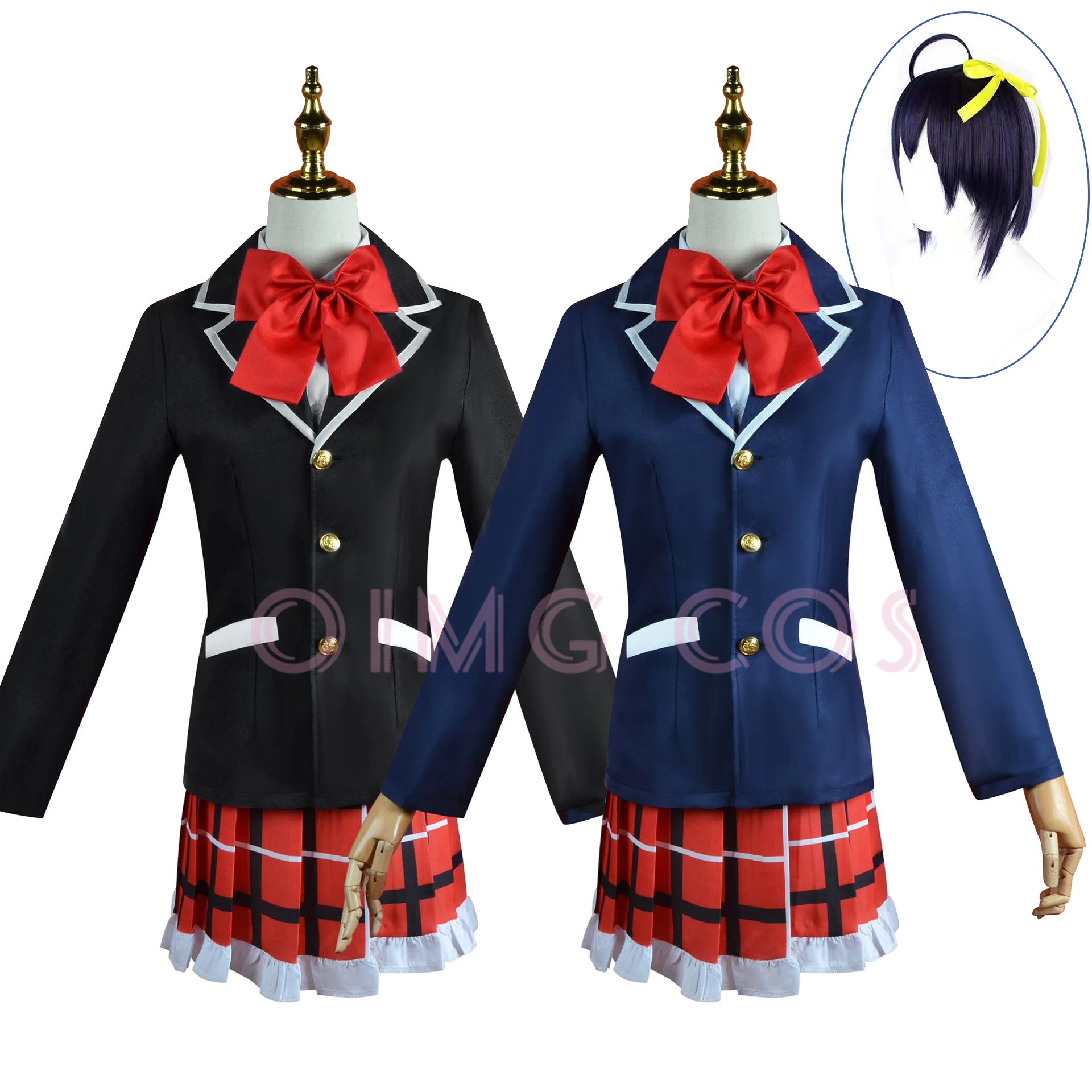 

Takanashi Rikka Cosplay Costume Love, Chunibyo & Other Delusions Carnival Uniform Wig Anime Halloween Costumes