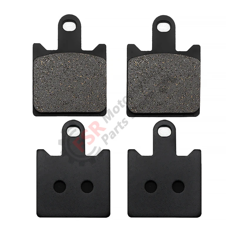 4PCS SEMI-METAL/COPPER-BASED SINTERED BRAKE PADS,FOR CFMOTO 250CL-C/CF250-12 2025,P/N:6KMV-0812A0