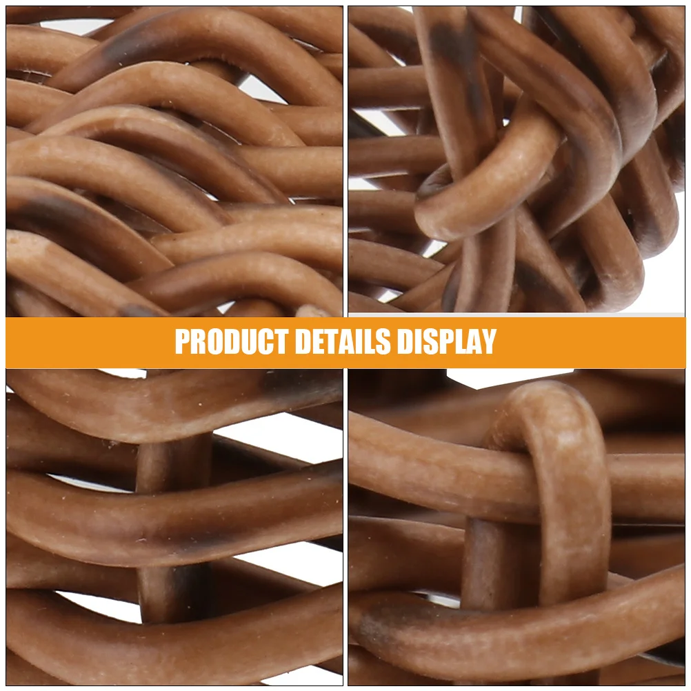 

2pcs Woven Handwoven Buckles For Holiday Party Wedding Dining Table Decor Napkin Holders Table Napkin Rings Serviette Rings Home