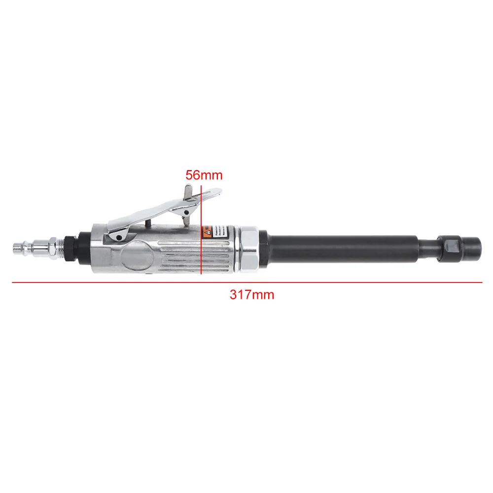 1/4 "rettificatrice pneumatica estesa del gambo diritto 25000RPM con il connettore rapido per la riparazione della gomma dell'incisione della macinazione