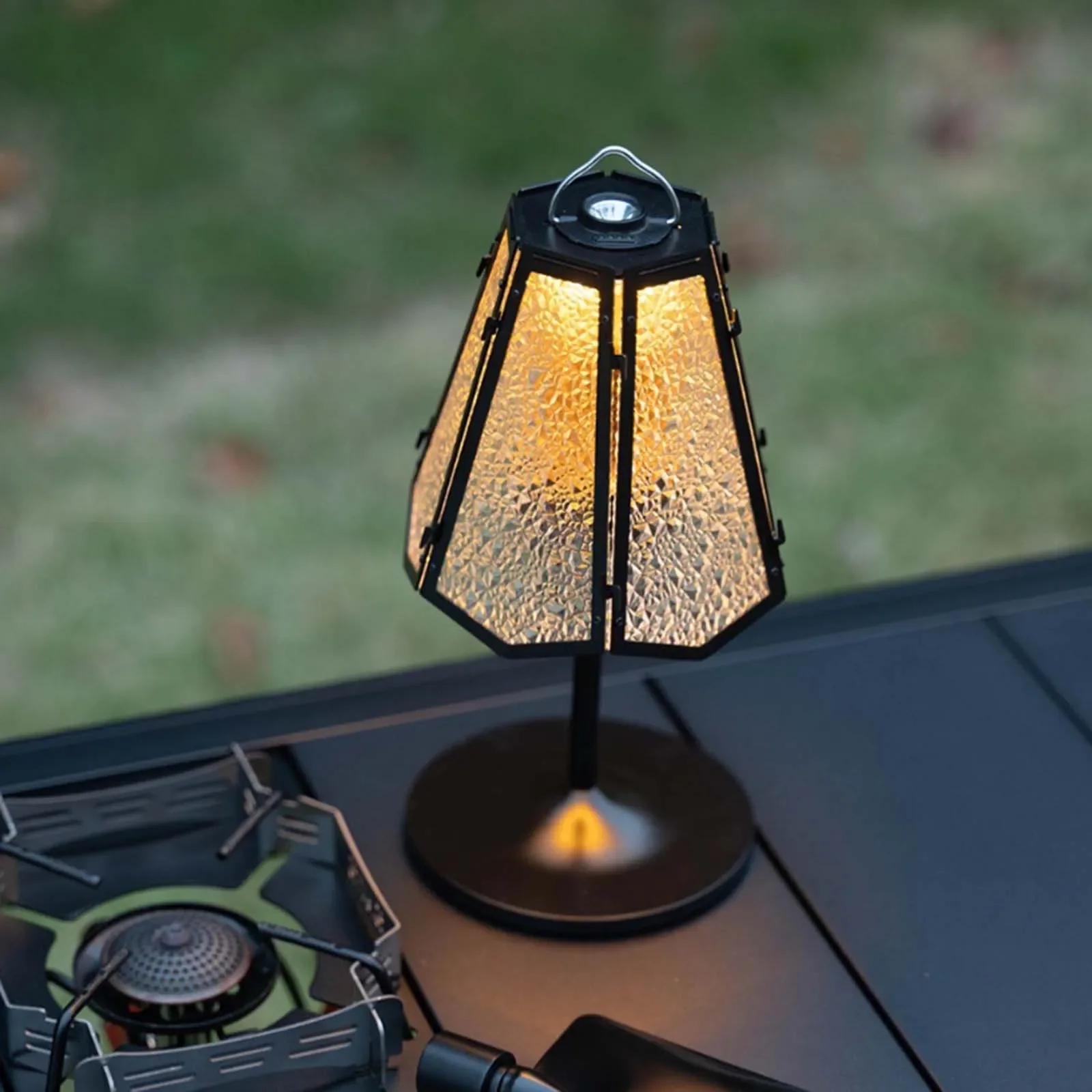 Camping Light Stand Portable Outdoor Holder with Flange Base for Wellhike Sunset Light 38explore Compatibility