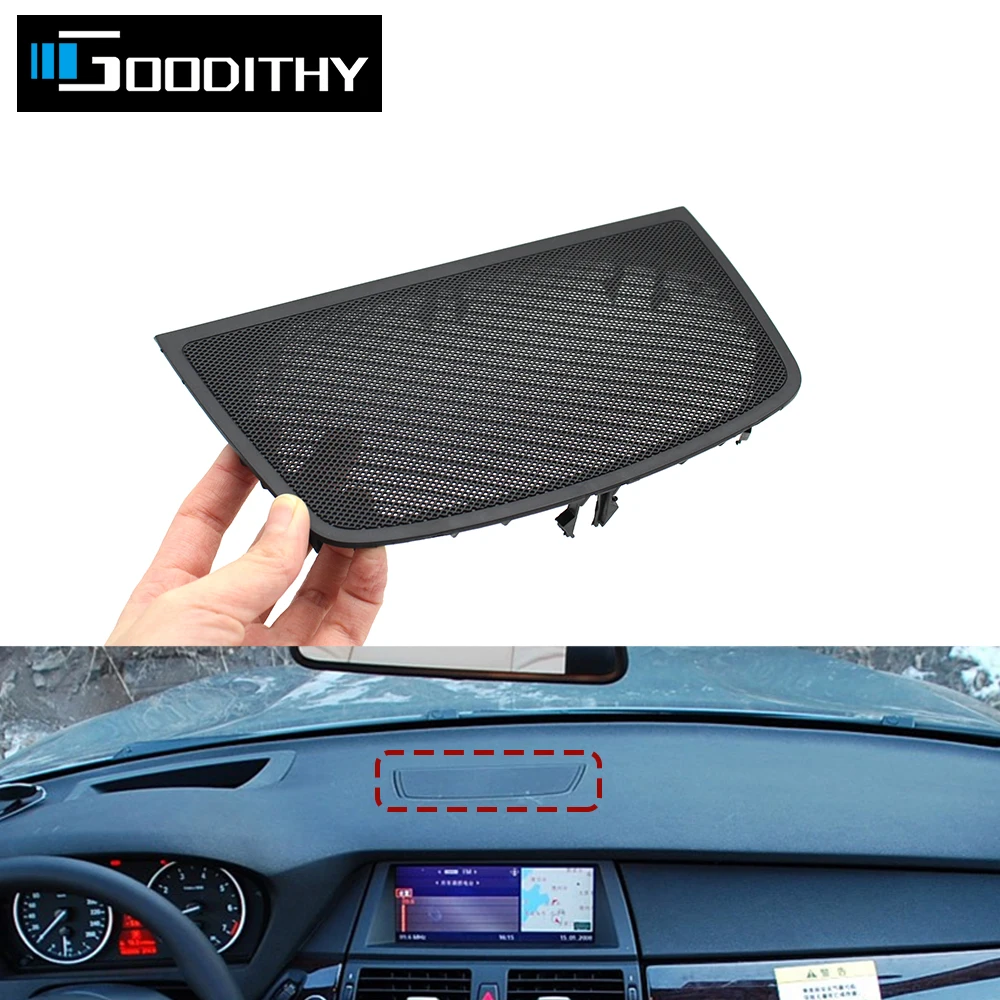 

Car Central Control Instrument Panel Loudspeaker Dashboard Speaker Cover Grille For BMW X5 X6 Series E70 E71 E72 51457161796