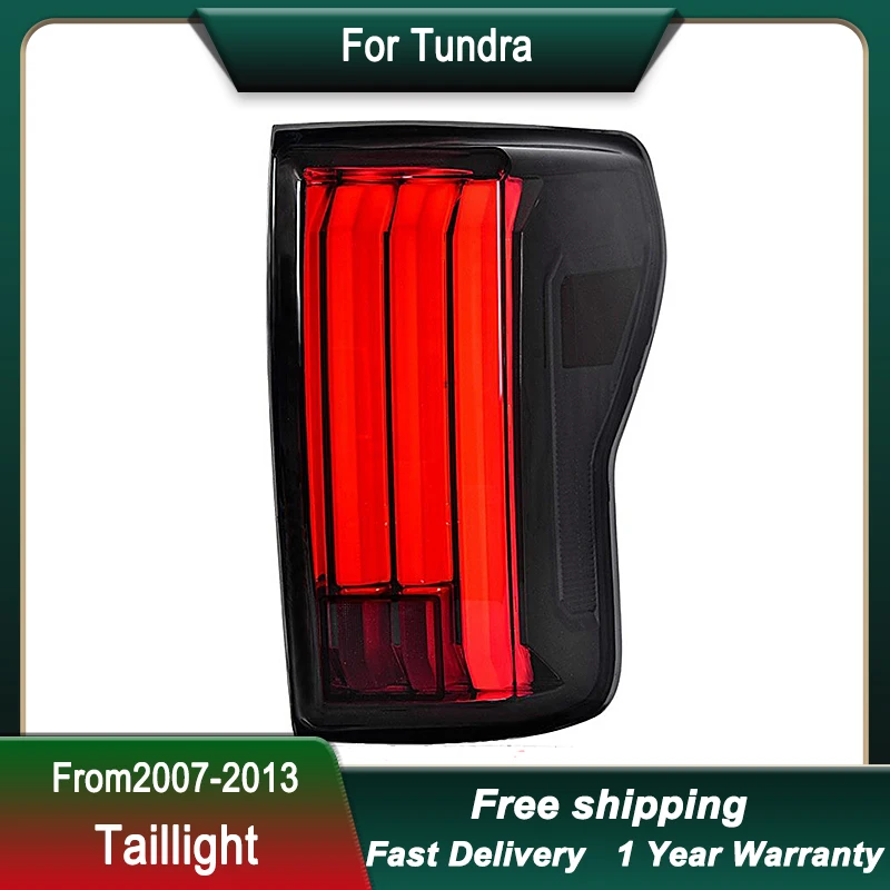 Hot Car Led Tail Lights For Toyoto Tundra 07-13 new LED Brake Reverse Tail Lamp Dynamic Turn Signal Light Tail Lamp Assembly
