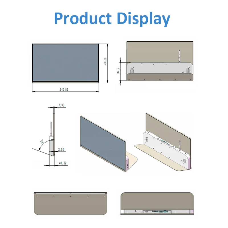 23.8 24-inch Android tablet indoor restaurant touch screen milk tea shop restaurant desktop digital menu board