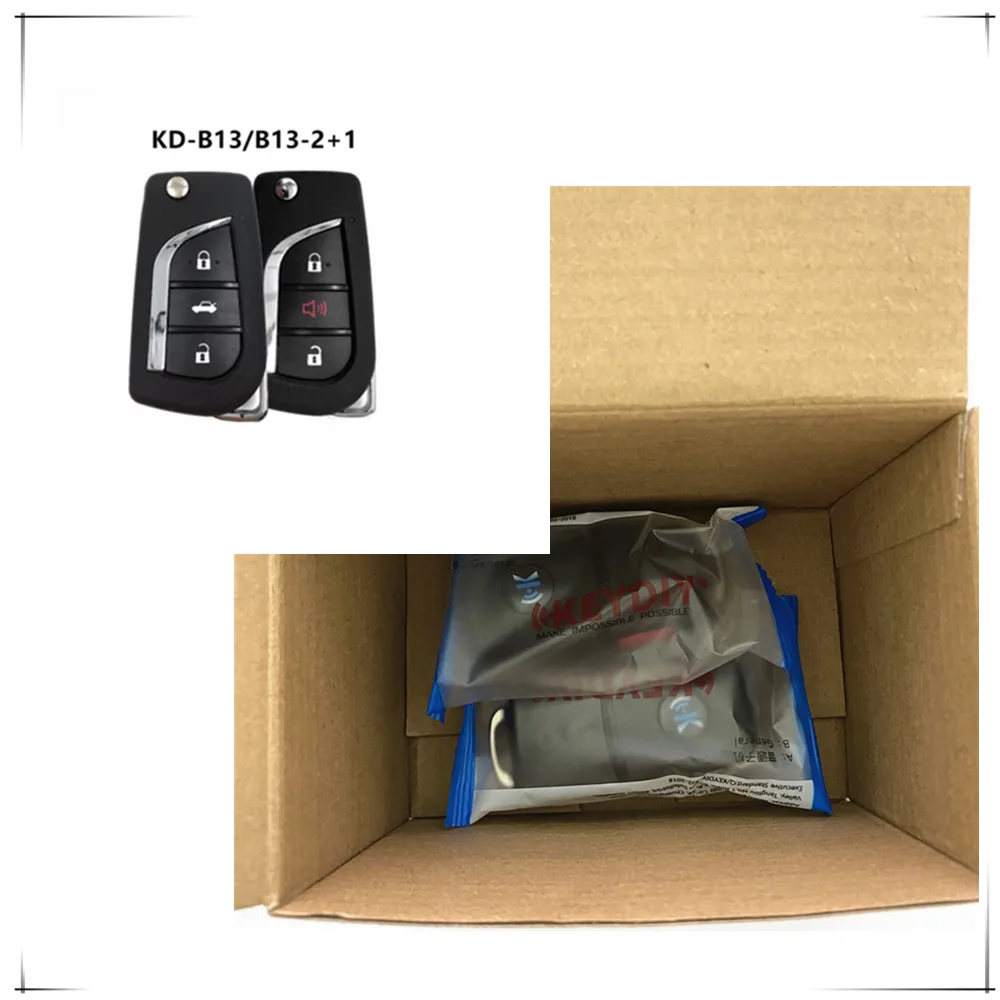 2PCS  B13-2+1 B13-3 KEYDIY KD900 B Series Remote Control  Car Key For Toyota Style KD-X2/KD MINI Key Programmer