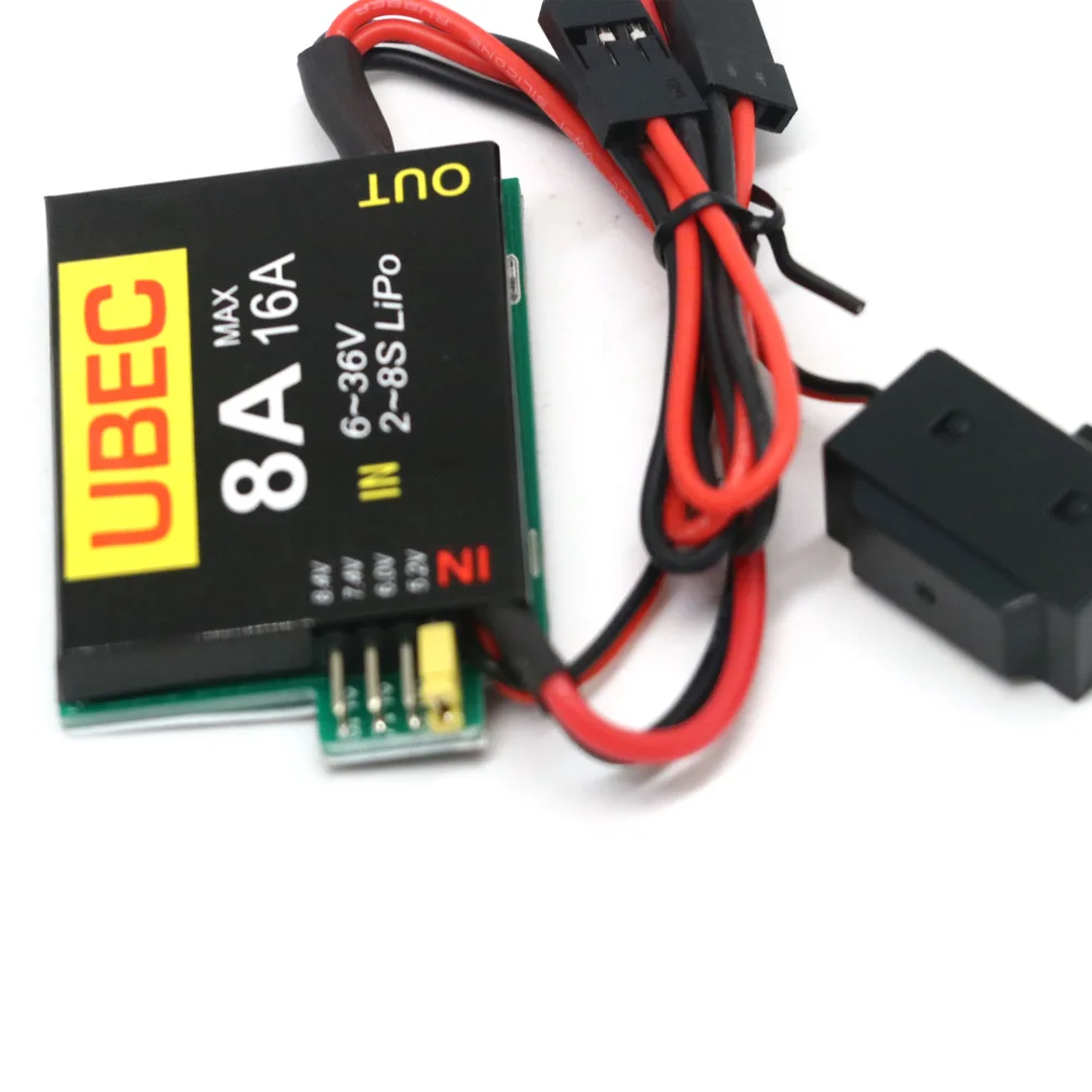 2S-6S 6-36V UBEC-8A BEC DUAL UBEC 8A/16A 5.2/6.0/7.4v/8.4v Servo Separate Power Supply RC Car Fix-Wing Airplane Robot Arm