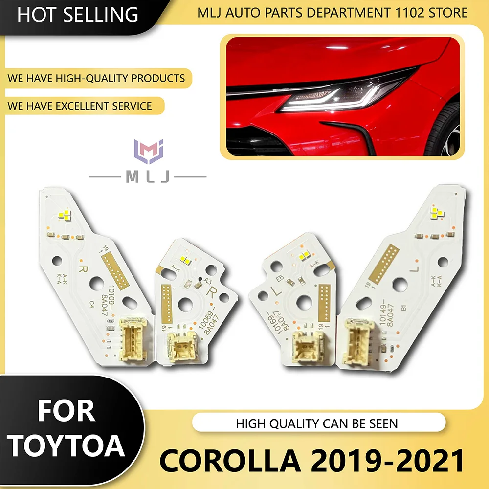 10109-8A047 10169-8A047 For Toyota Corolla 2019-2024 ALTIS Angel Eyes Module Daytime Running Light Light Source Chip DRL Board