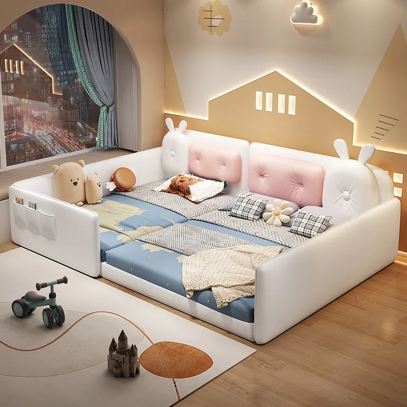 

Upholstered Unique Bed Luxury Queen Size Children Sleeping Bed Lounge Headboards Camas De Matrimonio Dormitorio Home Furniture