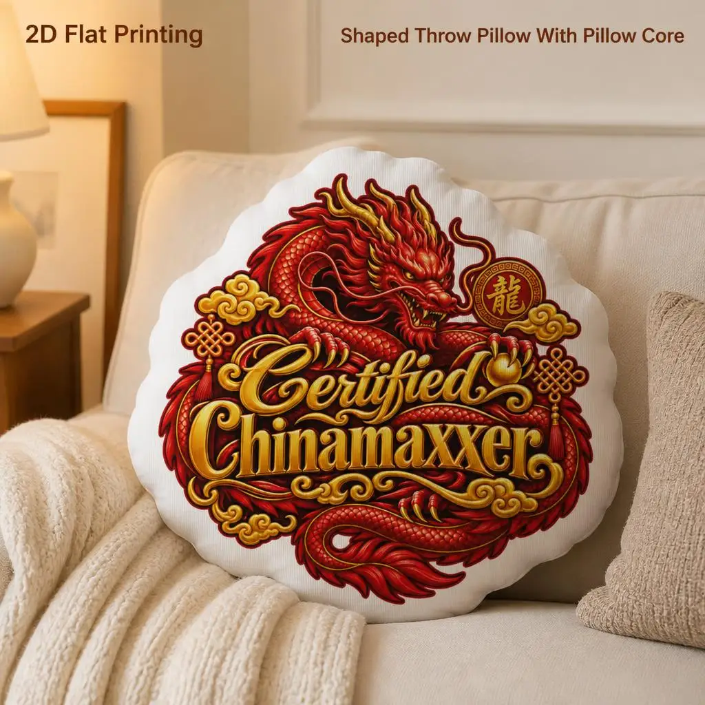 Certified Chinamaxxer Dragon Shaped Pillow Chinese Dragon Cushion Stuffed Throw Pillow for Sofa Living Room Home Decor Gift