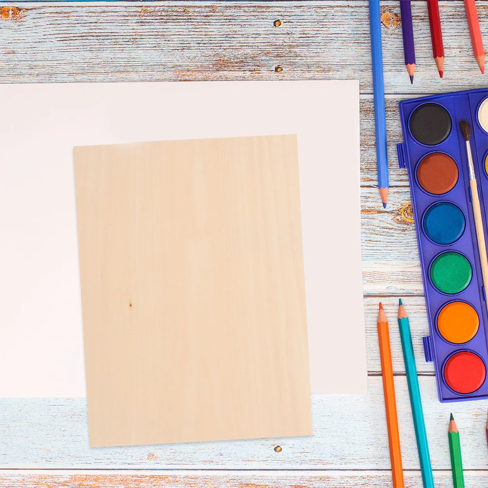 1 قطعة A4 الخشب فارغة للحرف اليدوية لم تنته صفائح خشب البلسا لتقوم بها بنفسك لوحة الحفر للمشروعات المدرسية الزيزفون الحرفية ورقة #2