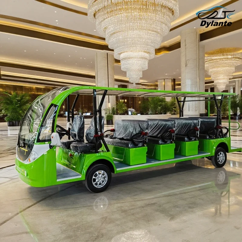 Classic And Beautiful Electric Sightseeing Bus Shuttle Bus Electric Sightseeing Bus Lead-Acid Battery Lithium Battery Optional