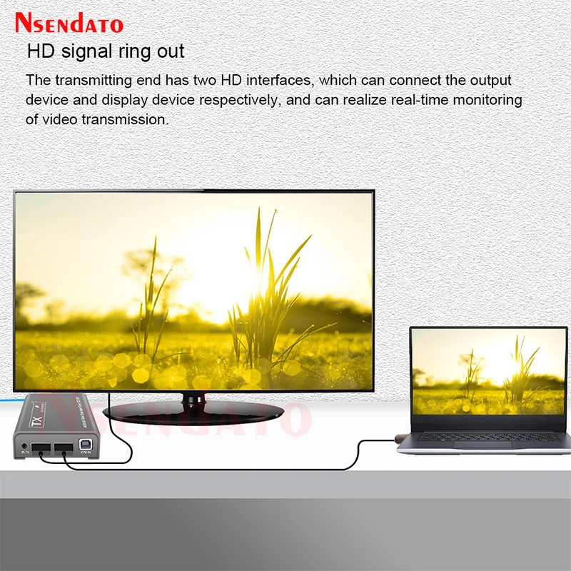 4K HDMI KVM USBエクステンダー 光ファイバー経由20Km HDMIビデオオーディオ送受信機キット キーボードマウススイッチ PS4 TCP対応