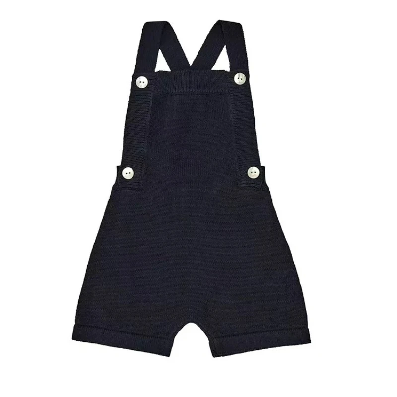 Baby Romper – Ins Style SS26 Danish FUB Spring/Summer Knit Print Color-Block Bodysuit & Striped Socks for Baby Boys & Girls