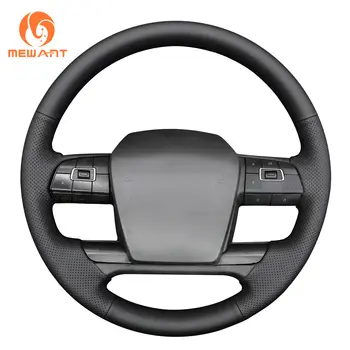 Mewant黑色人造皮革汽車方向盤套,適用於沃爾沃VNL VNR FM FH 2017-2025 8 最佳銷售 Argos方向盤套 - №6
