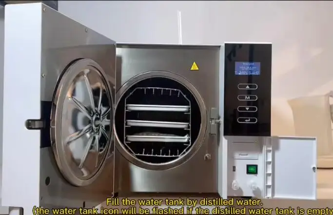 Armadietto per strumenti chirurgici Sterilizzatore autoclave dentale a energia elettrica 18L/23L Disinfezione a pressione ad alta temperatura