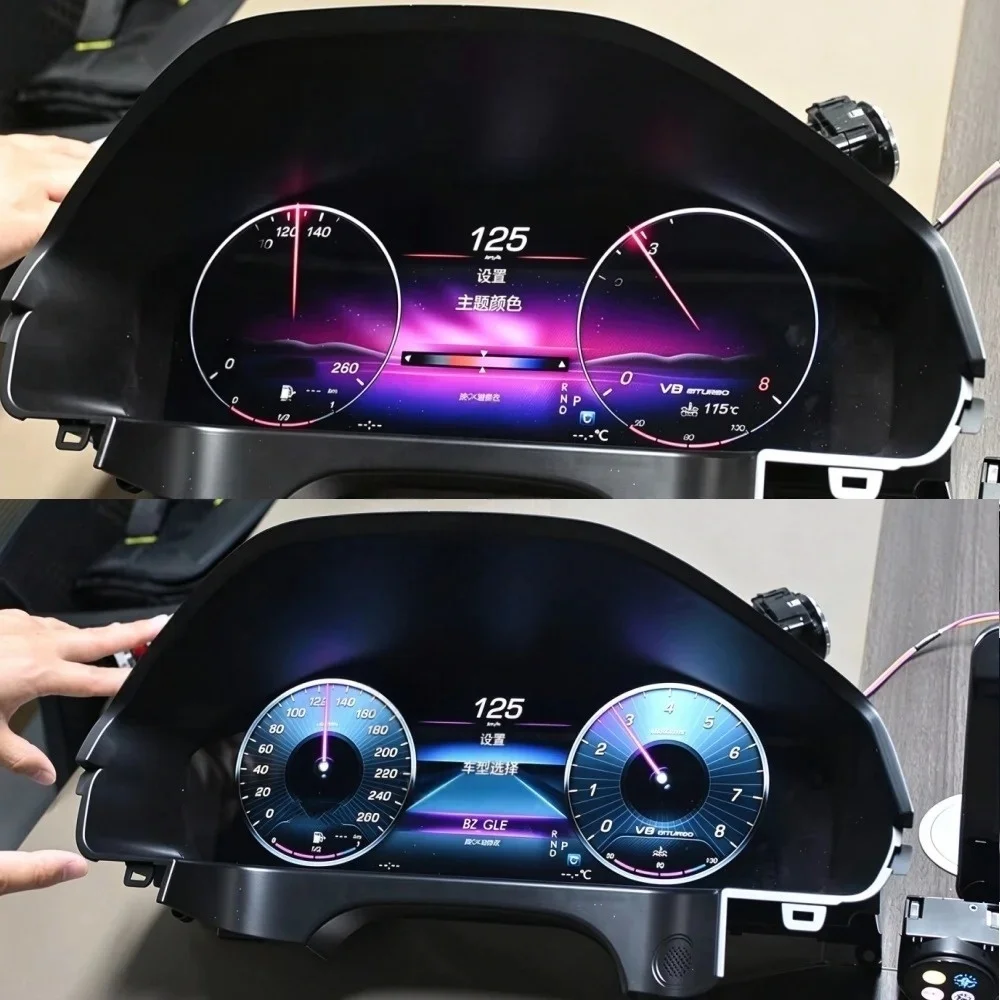 Odometer Car Digital Cluster Virtual Cockpit For Mercedes Benz E Class W212 2009-2016 Auto Instrument Speed Meter Screen