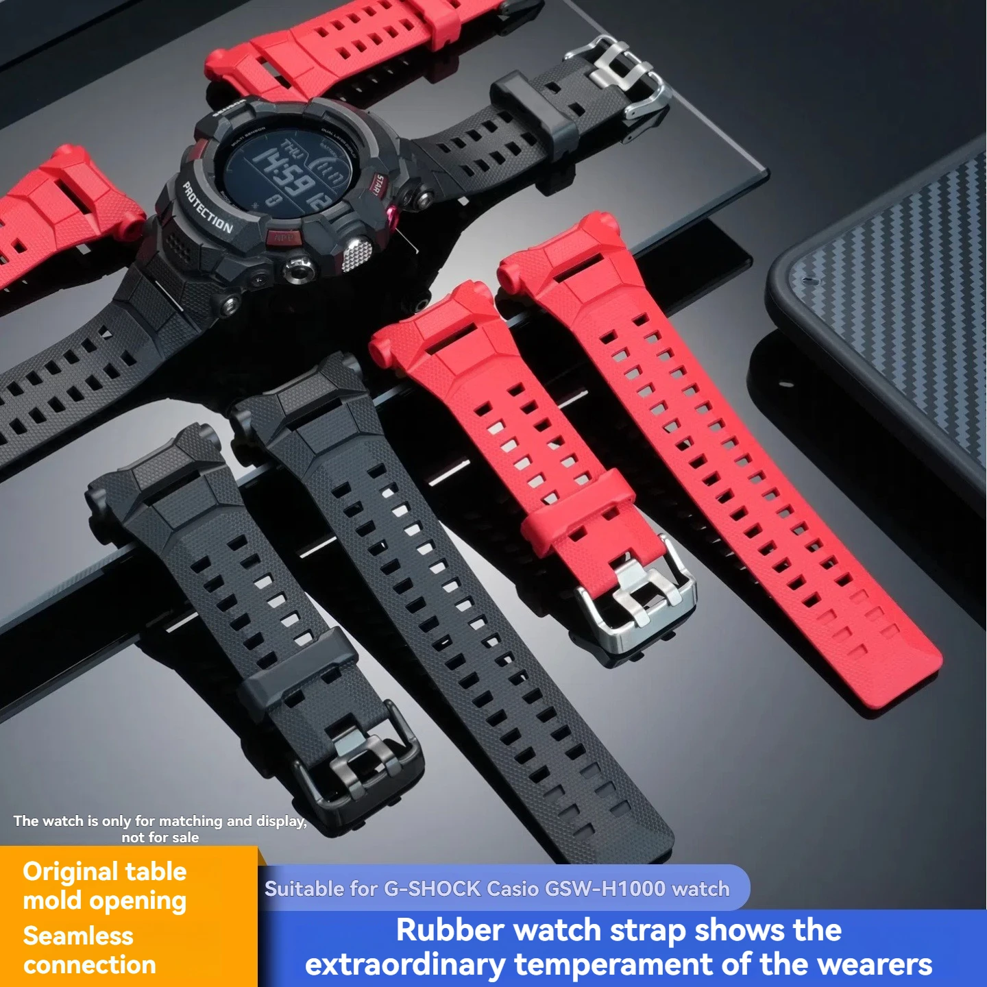 Correa de reloj de silicona de - Smartwatch Casio Watches For Men reseña y precio