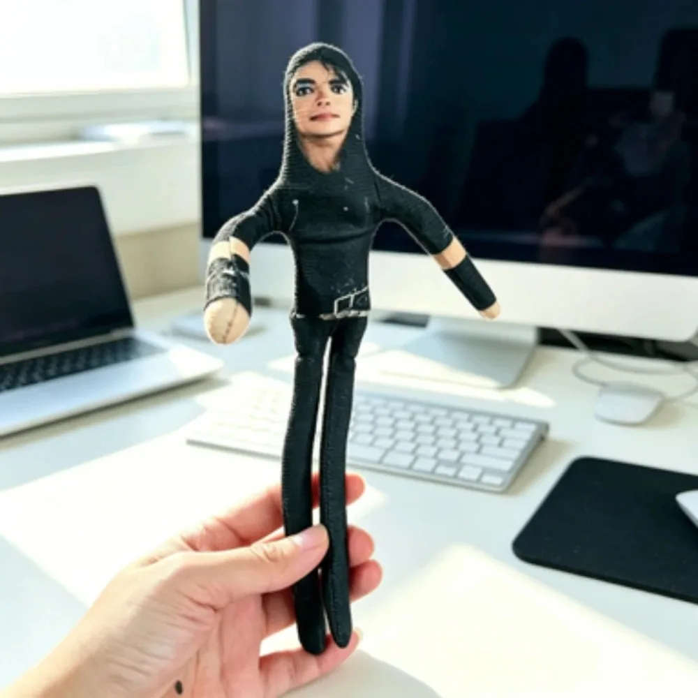 Boneco de Pelúcia Articulado Michael Jackson, Figura de Ação para Cosplay de Anime, Decoração de Quarto, Presente Colecionável para Fãs
