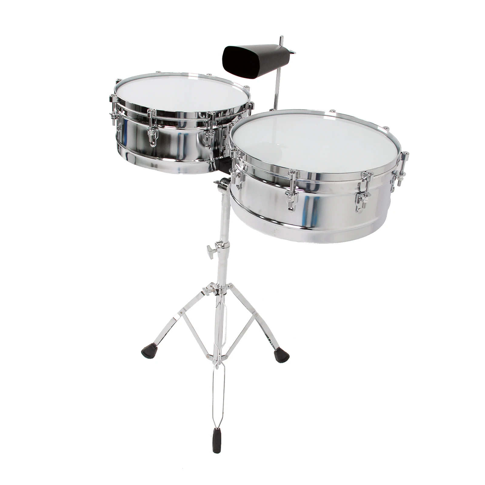 September Big Discount High Quality 3.0mm Rim Thickness 28mm Stand Tube Latin Drum Timbal With Lp Style Cowbell