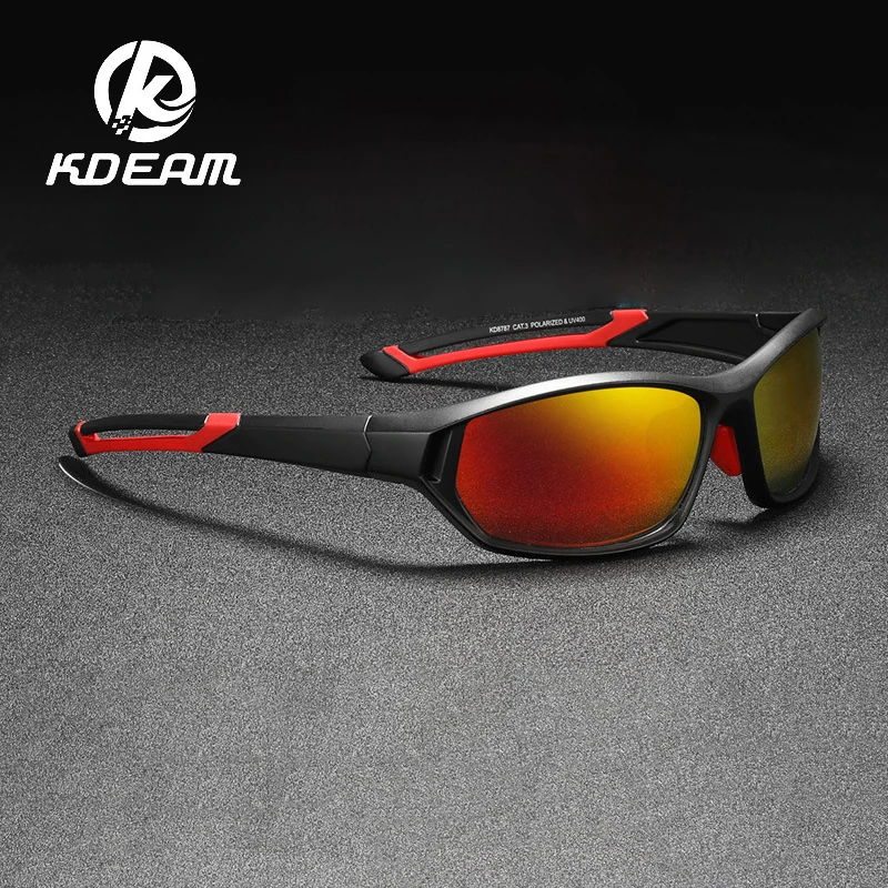 

KDEAM 2024 Polarized Sunglasses Men Women Fishing Glasses UV400 Anti Glare TR90 Sports Goggles Cycling Running Hiking Eyewear