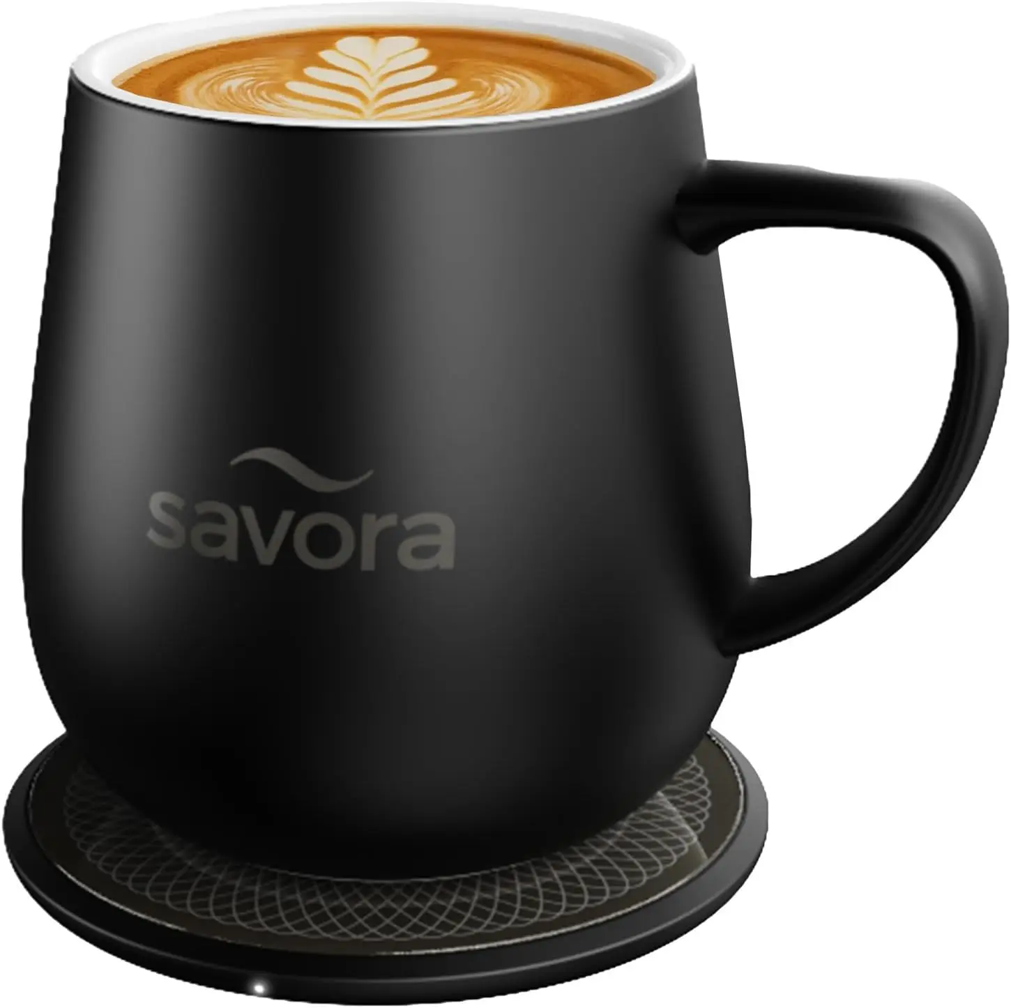 

12oz Heated Coffee Mug Barista’s Choice Exclusive Wireless IntelliHeat Pad Temperature Control Maintains 135°F Hand