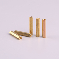 10pcs M3 x 25mm+6mm Male to Female M3 Brass Pillar 25mm Length Model UAV Spare Parts Isolation Column Support Fixing