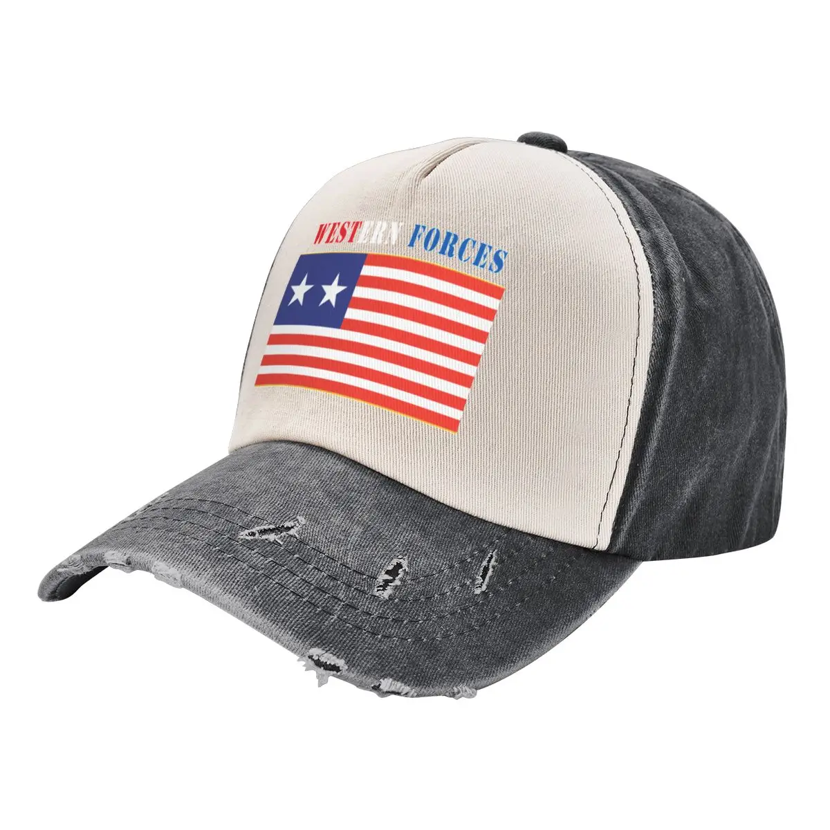

Flag - Western Forces - 2 Star Flag w Txt X 300 Baseball Cap Gentleman Hat Hat men For Women Men's