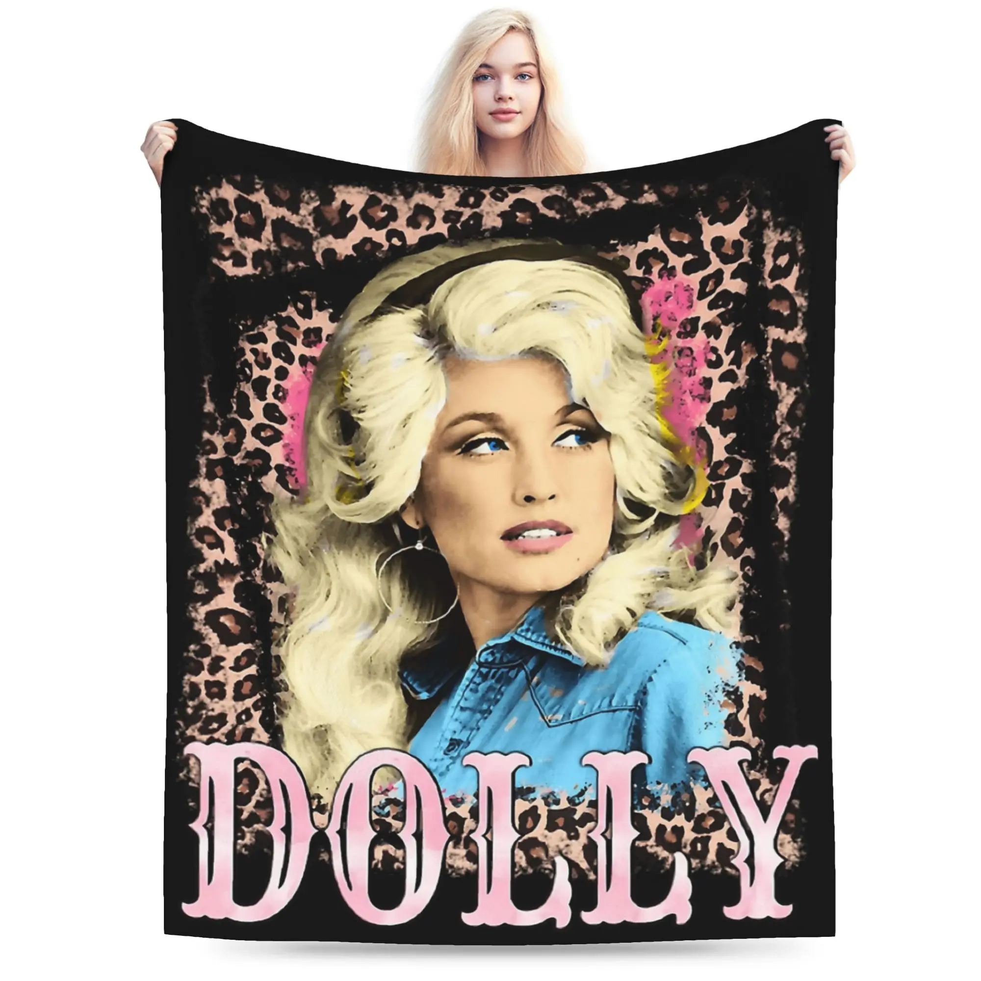 RIP Dolly Parton Blanket Multiple Sizes Soft and Lightweight  Throw Blankets for Sofa Couch and Bed
