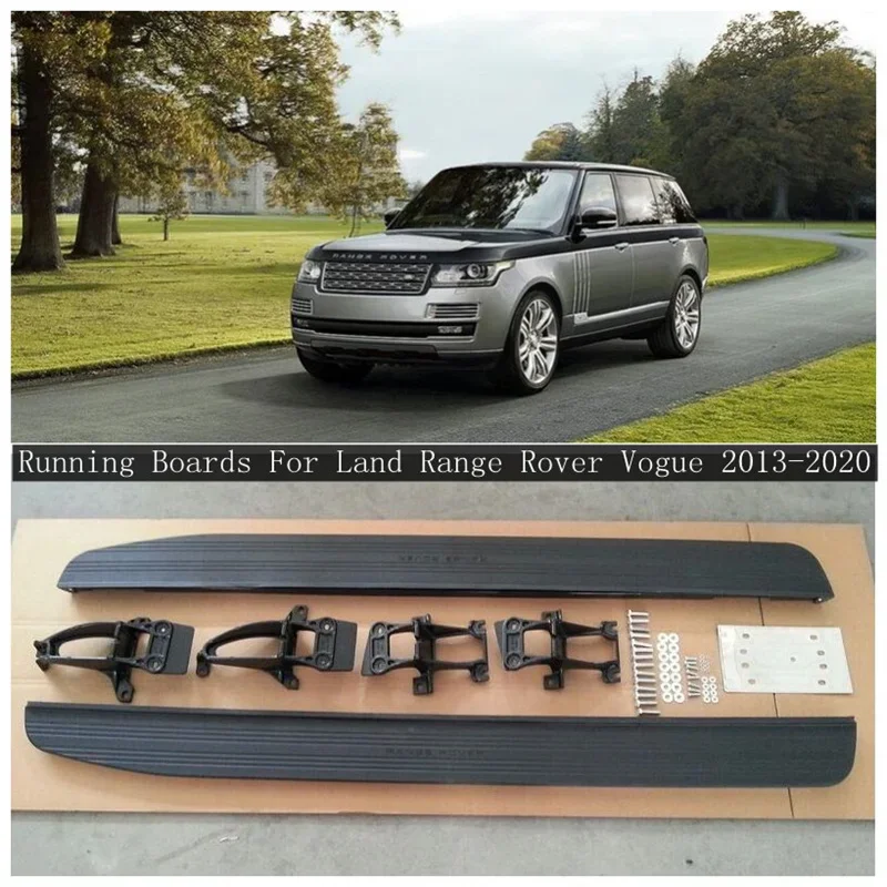 High Quality Aluminum Alloy Running Boards Side Step Bar Pedals Fits For Land Range Rover Vogue 2013-2020